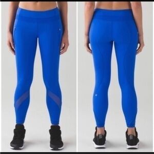 Lululemon Inspire Tight II Cerulean Blue Size 2